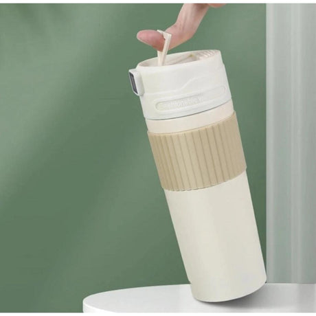 High-Quality Coffee Thermal Cup with LED Temperature Display | 480ml Double-Walled Stainless Steel Tumbler