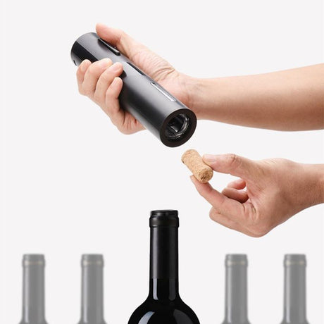 Electric Wine Opener | Automatic Corkscrew & Bottle Opener | Battery Operated | Foil Cutter & Stand | Perfect for Wine, Beer, and Kitchen Bar Use- Furaha Finds Kenya