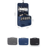 Portable Hanging Cosmetic Makeup Toiletry Bags with Hooks | Travel & Home Use | Multicolor