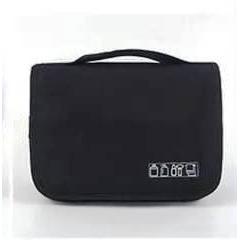 Portable Hanging Cosmetic Makeup Toiletry Bags with Hooks | Travel & Home Use | Multicolor