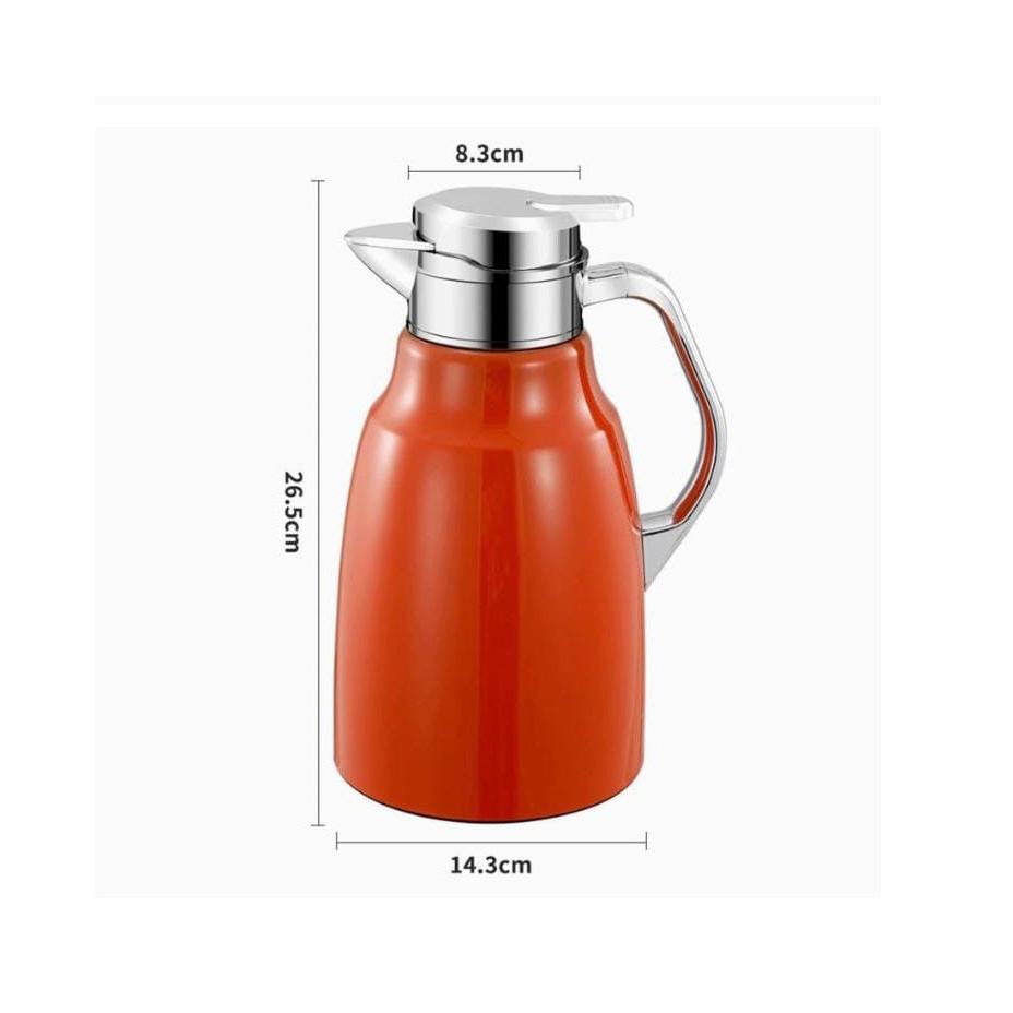 Flask Shiny Stainless Steel 1.8L.