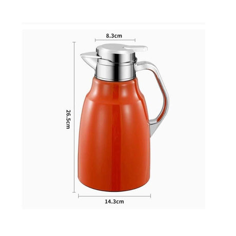 Flask Shiny Stainless Steel 1.8L.