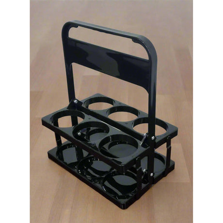 Portable Foldable 6 Bottle Organizer Carrier Rack 27.2cm x 18cm x 33cm Picnics, Outings, Home Organization.- Furaha Finds Kenya