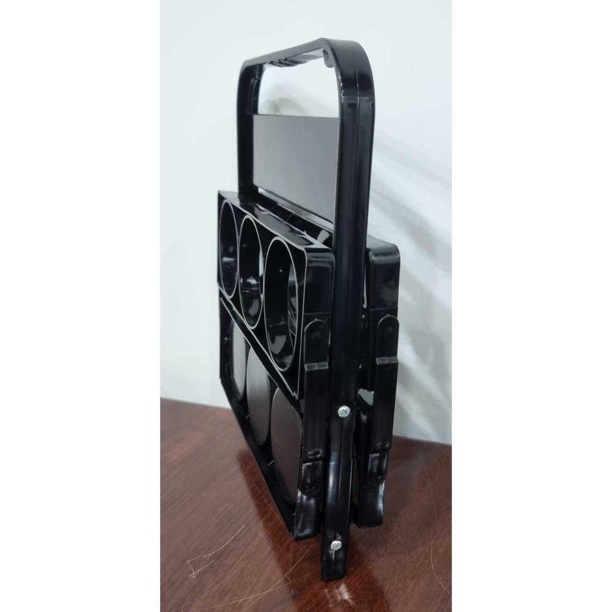 Portable Foldable 6 Bottle Organizer Carrier Rack 27.2cm x 18cm x 33cm Picnics, Outings, Home Organization.- Furaha Finds Kenya