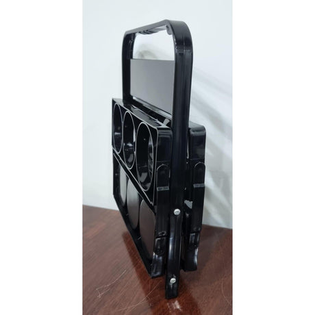 Portable Foldable 6 Bottle Organizer Carrier Rack 27.2cm x 18cm x 33cm Picnics, Outings, Home Organization.- Furaha Finds Kenya