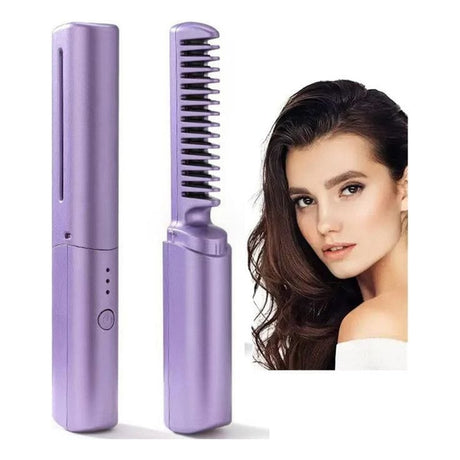 Mini Portable Hair Straightener – Wet & Dry Use, 36-Hour Long-Lasting Styling- Furaha Finds Kenya