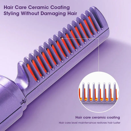 Mini Portable Hair Straightener – Wet & Dry Use, 36-Hour Long-Lasting Styling- Furaha Finds Kenya