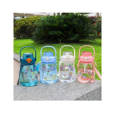 1300ml Children’s Water Bottle with DIY Sticker | Temperature Resistant PC+PP+Silicone | Includes Cup Rope | Random Color Stickers- Furaha Finds Kenya