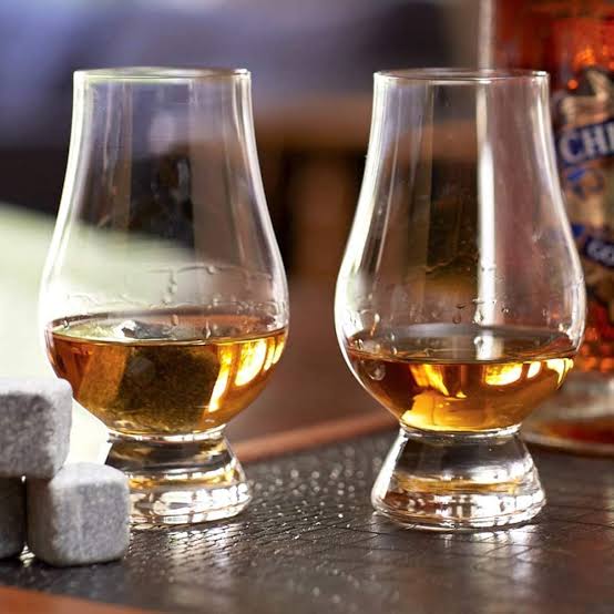 Transparent Vintage Crystal Lead | Free 8oz Snifter Glass |  Set of 6 | Home Bar Whisky Glass