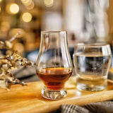 Transparent Vintage Crystal Lead | Free 8oz Snifter Glass |  Set of 6 | Home Bar Whisky Glass