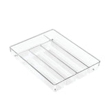 Transparent Clear Acrylic Cutlery Organizer | Extra Thick | Non Slip Feet | Ideal For Organizing Cutlery, Utensils- Furaha Finds Kenya