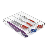 Transparent Clear Acrylic Cutlery Organizer | Extra Thick | Non Slip Feet | Ideal For Organizing Cutlery, Utensils- Furaha Finds Kenya