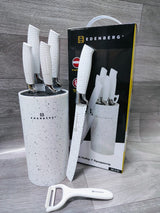Furaha Finds Edernberg Marble Knife Set 