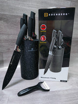 Furaha Finds Edernberg Marble Knife Set 