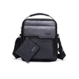 Crossbody Messenger Bags Business Casual Shoulder Bag Size 22x26 cm Black, Brown, Dark Brown