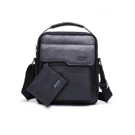 Crossbody Messenger Bags Business Casual Shoulder Bag Size 22x26 cm Black, Brown, Dark Brown