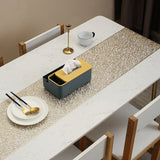 Hollow PVC Table Flag Heat Insulation Placemat Bronzing Table Runner Nonslip Nordic Runner (150cm)- Furaha Finds Kenya