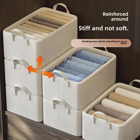 Foldable Multipurpose Organizer | Sturdy Soft Handles | 47 x 28 x 20cm | Washable & Space-Saving- Furaha Finds Kenya
