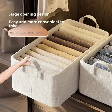Foldable Multipurpose Organizer | Sturdy Soft Handles | 47 x 28 x 20cm | Washable & Space-Saving- Furaha Finds Kenya