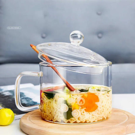 Glass Heat Resistant Cooking Pot with Handle | 1500ml | Oven & Microwave Friendly | Lead-Free and Non-Toxic- Furaha Finds Kenya