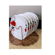 6 Pieces Quality Dinner Plates | Durable Porcelain | Elegant Dining Set- Furaha Finds Kenya