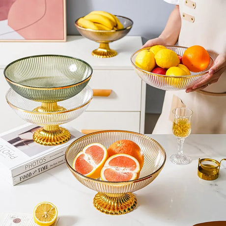 Elegant Multipurpose Fruit Bowl 9.72 Inch Salad Food Pastry Serving Bowl- Furaha Finds Kenya