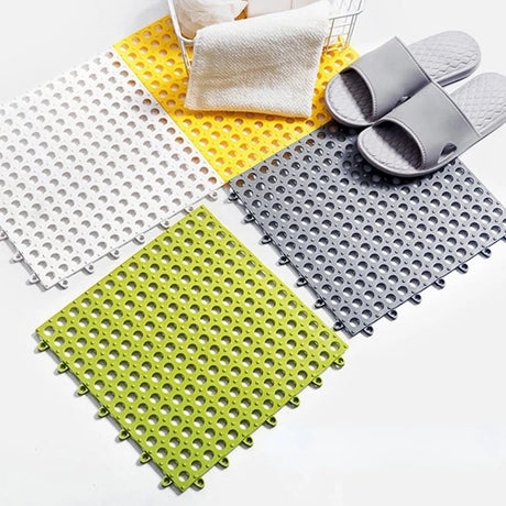 Furaha Finds Waterproof Antislip Bathroom Mat with a reversible patented design. Child-safe, shock-absorbent, non-toxic, and easy to clean