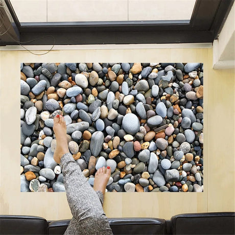 Antislip Bathroom Floor Mat Diatomaceous Earth Moisture Absorbing Bath Mat