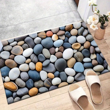 Antislip Bathroom Floor Mat Diatomaceous Earth Moisture Absorbing Bath Mat