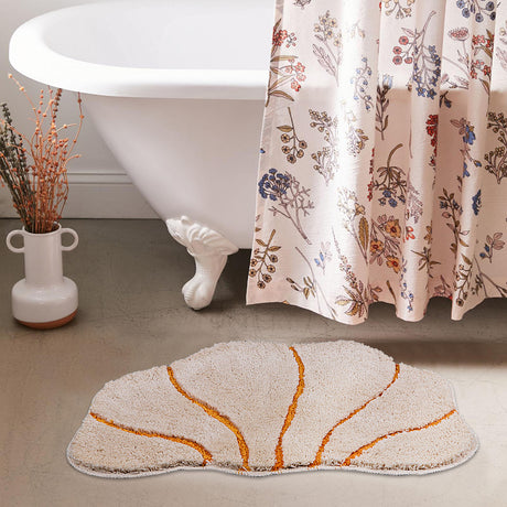 Furaha Finds Shell Shape Floor Mat 