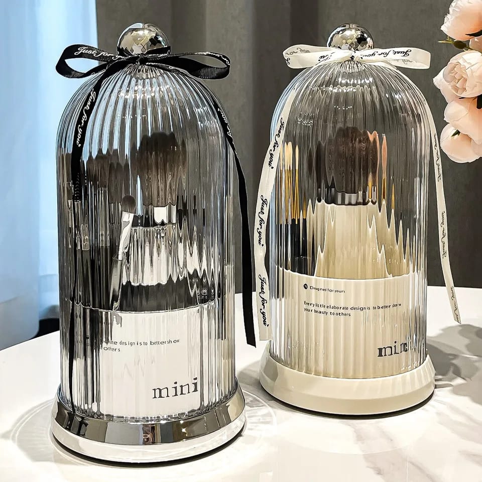 Furaha Finds 360° Rotating Desktop Makeup Brushes Holder
