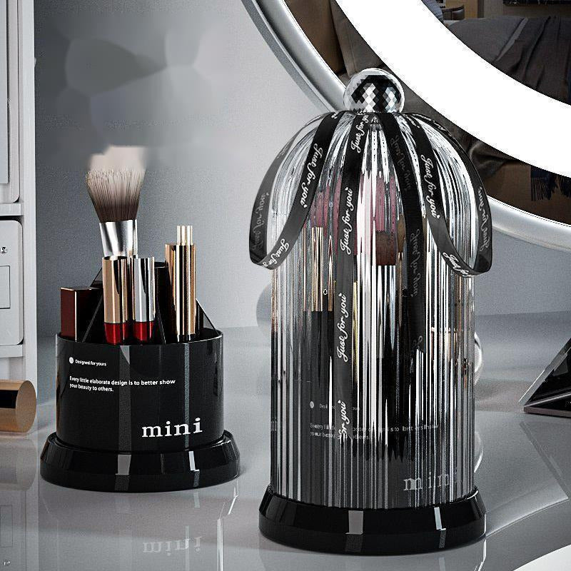 Furaha Finds 360° Rotating Desktop Makeup Brushes Holder
