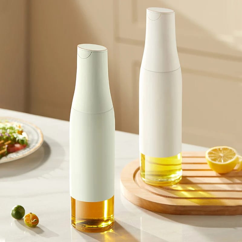 Furaha Finds Glass Oil Bottle with Automatic Opening and Closing 