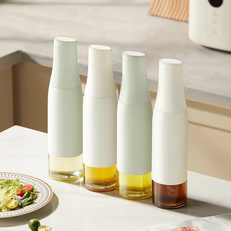 Furaha Finds Glass Oil Bottle with Automatic Opening and Closing 