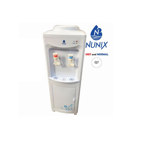 Nunix Hot and Normal Water Dispenser Q7 | Reliable Water Cooler for Home and Office- Furaha Finds Kenya