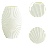 Simple NonBreakable Flower Vase | Durable White Decorative Vase for Home & Office