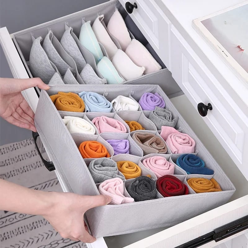 3pcs/Set Underwear Bra Organizer Storage Box | Drawer Closet Organizers Divider Boxes- Furaha Finds Kenya