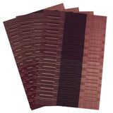 6 Piece Washable Vinyl Placemats | Durable Weave Table Mats | Perfect For Daily Dining, Special Occasions, Or Outdoor Gatherings
