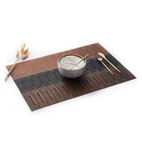 6 Piece Washable Vinyl Placemats | Durable Weave Table Mats | Perfect For Daily Dining, Special Occasions, Or Outdoor Gatherings