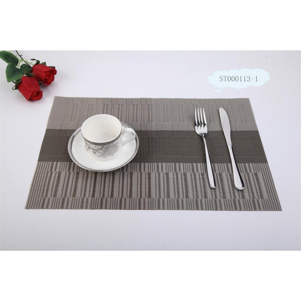 6 Piece Washable Vinyl Placemats | Durable Weave Table Mats | Perfect For Daily Dining, Special Occasions, Or Outdoor Gatherings