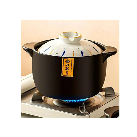 Heat Resistant Casserole Pot with Lid | 4.5L Capacity | Retro Style Cooking Dish- Furaha Finds Kenya
