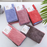 Furaha Finds 5-Piece Coral Fleece Dishcloth Set