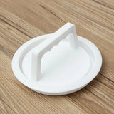 Hamburger Press Patty Maker White PVC Burger Press with (10.6cm Diameter)- Furaha Finds Kenya