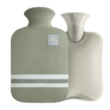 Furaha Finds Soft Cloth Covered Hot Water Bottle Bag Cozy, heat retaining cover for extra warmth, comfort, and pain relief, perfect for cold nights and relaxation.
