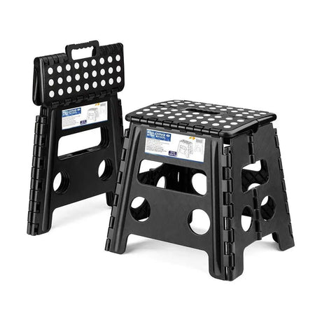 Furaha Finds Heavy-Duty Stepping Stool with Handle – Sturdy, non-slip step stool