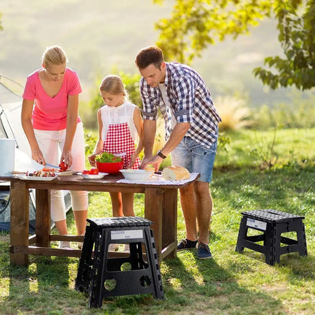 Furaha Finds Heavy-Duty Stepping Stool with Handle – Sturdy, non-slip step stool
