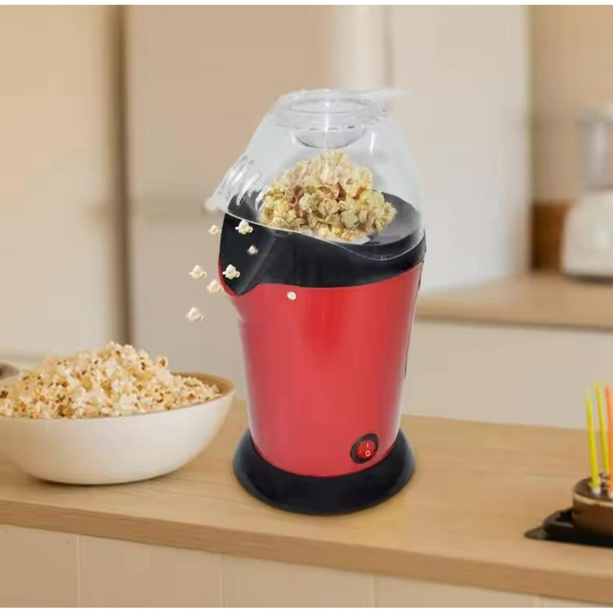 1200W Oil Free Airpop Popcorn Maker | Small Electric Popcorn Machine with Measuring Cup and High Popping Rate- Furaha Finds Kenya