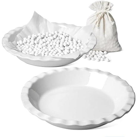 Ceramic Baking Pie Dish- Furaha Finds Kenya