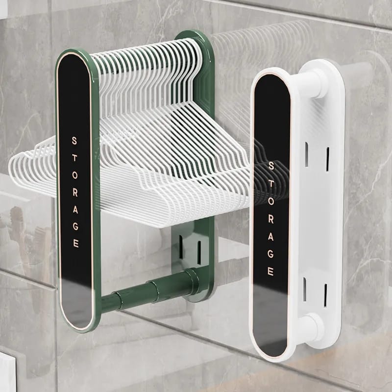 Furaha Finds Retractable Hanger Storage Shelf 