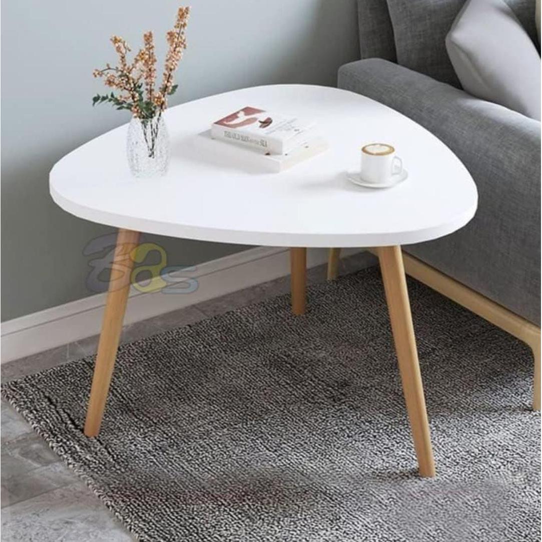 Amazing Wood Triangle Side Table